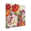 Trademark Fine Art Lisa Audit 'Garden View Tossed Florals' Canvas Art, 14x14 WAP04966-C1414GG